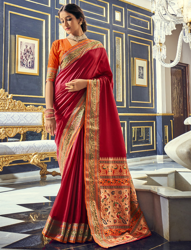 Purple soft silk sarees online shopping with price gnp010340